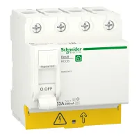 УЗО Schneider Electric Resi9 4P 63А, 300 мА ( A S ), R9R65463