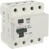 УЗО IEK ARMAT 4P 40А, 30 мА ( AC ), AR-R10N-4-040C030