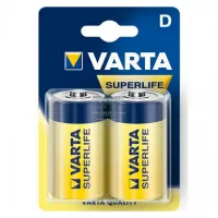 Батарейка VARTA 2020.101.412 "SUPERLIFE" R20 BP2 (кратно 2)