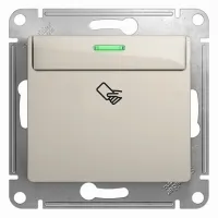 Карточный выключатель Schneider Electric GLOSSA, молочный, GSL000969