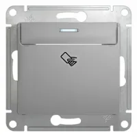 Карточный выключатель Schneider Electric GLOSSA, алюминий, GSL000369