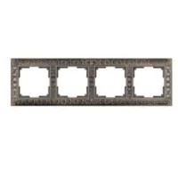 Рамка Werkel Antik 4-местная белое золото Antik WL07-Frame-04 a036751