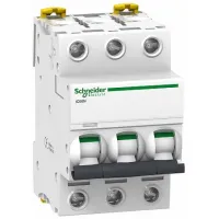 Автоматический выключатель Schneider Electric Acti9 3P 40А (D) 6kA, A9F75340