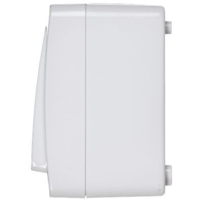 Выключатель 1-клавишный для открытой установки кнопочный ВСк20-1-0-ГПБ IP54 ГЕРМЕС PLUS (цвет клавиши: белый) IEK