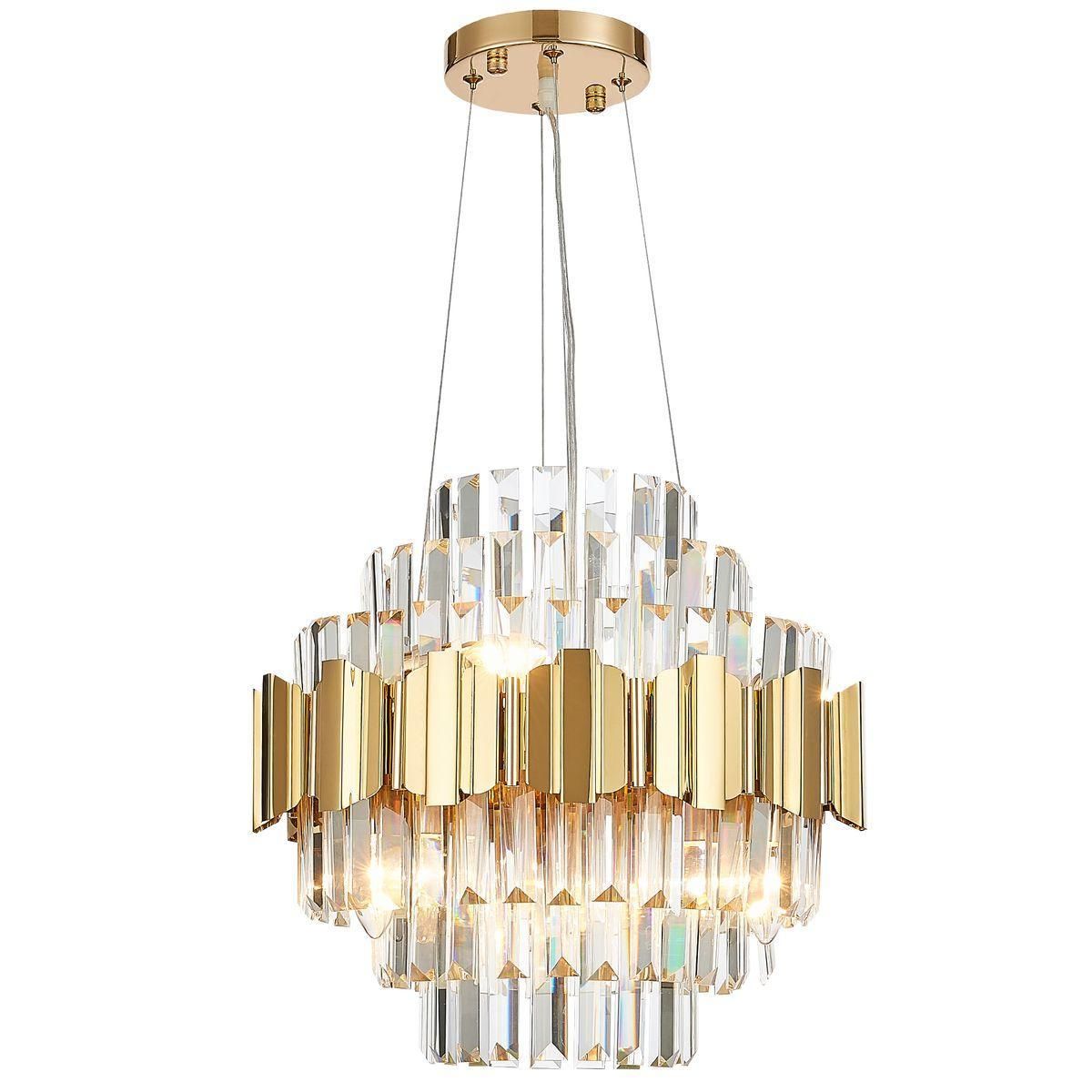 Подвесная люстра Natali Kovaltseva Ruby 81442/6C Gold