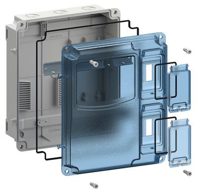 KREPTA 5 Корпус пластиковый ЩУРн-П 3/6 IP66 PC IEK