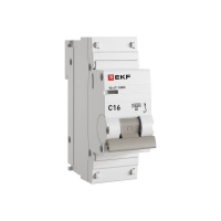 Выключатель автоматический модульный 1п C 16А 10кА ВА 47-100M без теплового расцеп. PROxima EKF mcb4