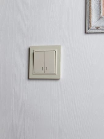 BRITE Выключатель 2-клавишный с индикацией 10А ВС10-2-1-БрКр бежевый IEK