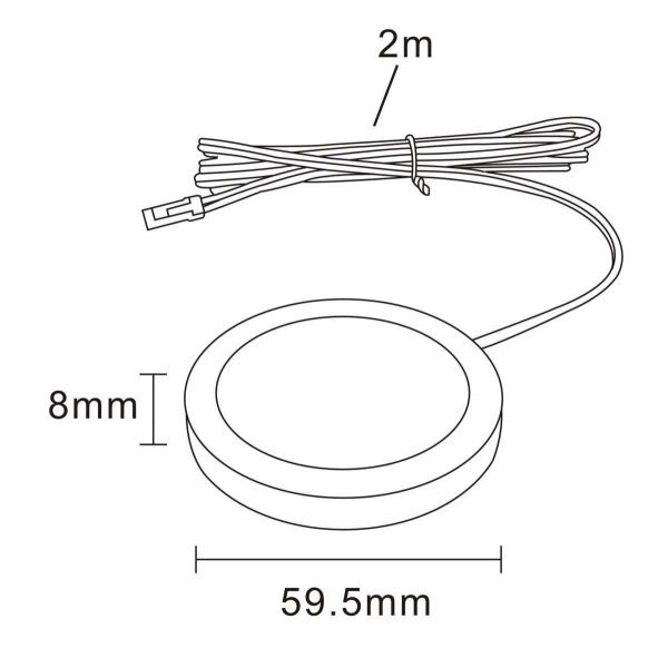 Светильник накладной мебельный 12V Mobiled Lightstar 036240