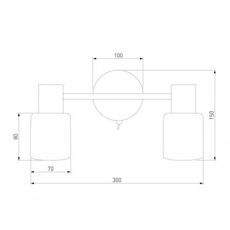 Спот Eurosvet Corso 20089/2 хром