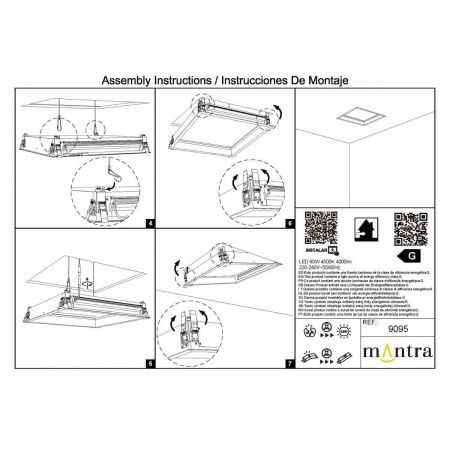 Набор установочных креплений Mantra для BLUE SKY 9088