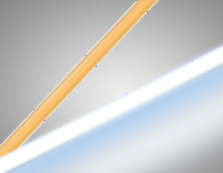 Светодиодная лента Ambrella Light GS4603 COB 384Led/ 7W m/ 24V IP20 6500K/ 5m*3mm*2mm (2 конт.) GS4603