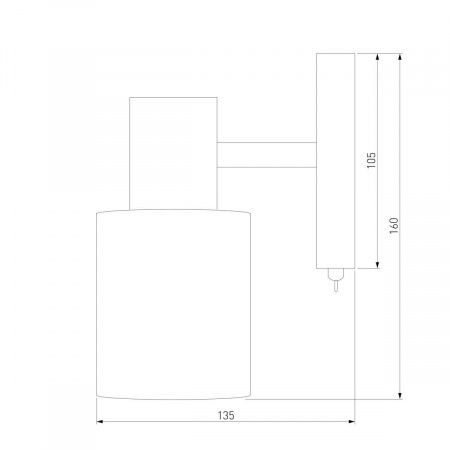 Спот Eurosvet Corso 20089/1 бронза