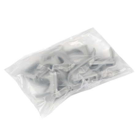 Крепеж-клипса d32 мм (10 шт) серая EKF-Plast