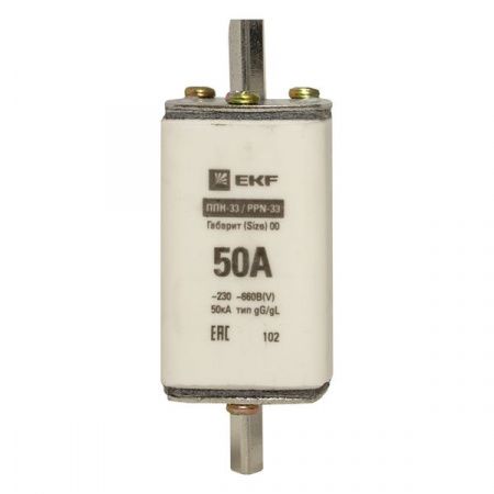 Плавкая вставка ППН-33 160/ 50А габарит 00 EKF
