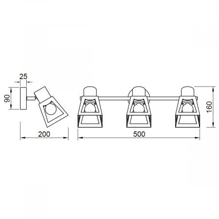 Спот Vele Luce Carisma VL6462W03