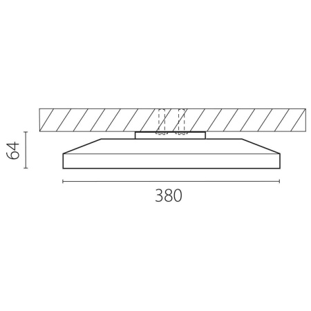 Светильник светодиодный настенно-потолочный Arco Eco Lightstar 225741