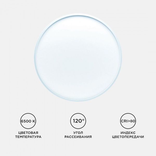 Настенно-потолочный светодиодный светильник Apeyron Spin 18-136