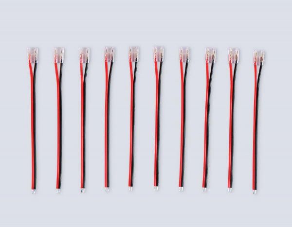 Соединитель гибкий односторонний AMBRELLA LIGHT ILLUMINATION COB 12/24V для лент 8/10mm (2 конт.) (10шт. в комплекте) GS7375