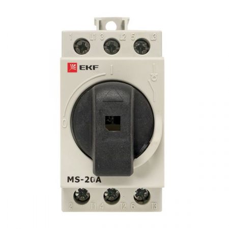 Рубильник модульный MS-20A 3P на DIN-рейку EKF