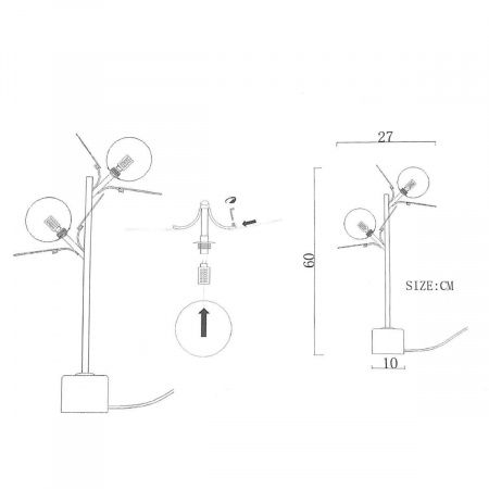 Настольная лампа Imperium Loft Matisse 191873-26