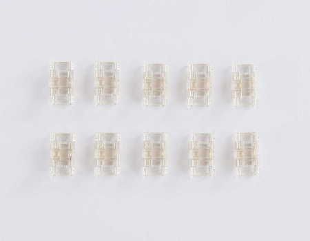 Соединитель прямой AMBRELLA LIGHT ILLUMINATION COB CCT 12/24V для лент 8mm (3 конт.) (10шт. в комплекте) GS6366