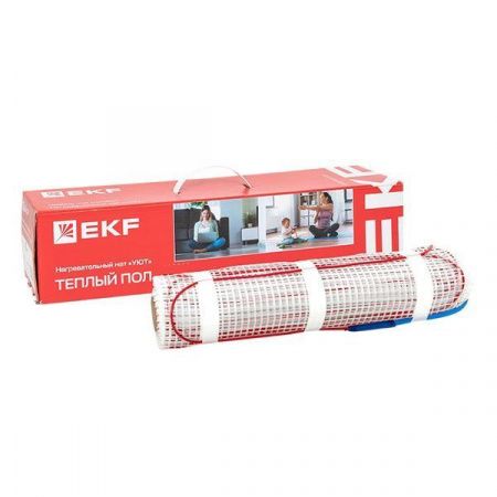 Мат нагревательный двухжильный "Уют" 3 кв. м. 450 Вт EKF