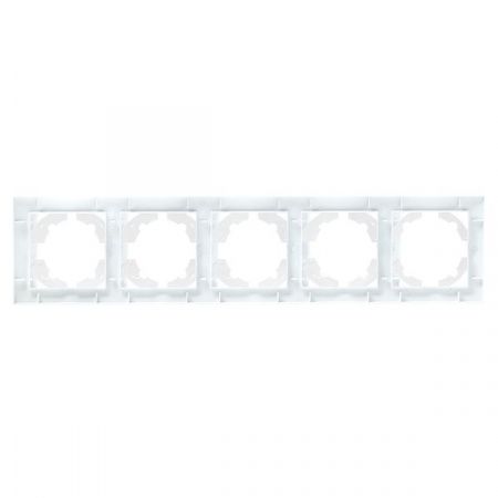 Валенсия Рамка 5-местная жемчуг EKF