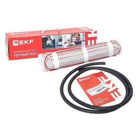 Мат нагревательный двухжильный "Уют" 3 кв. м. 450 Вт EKF